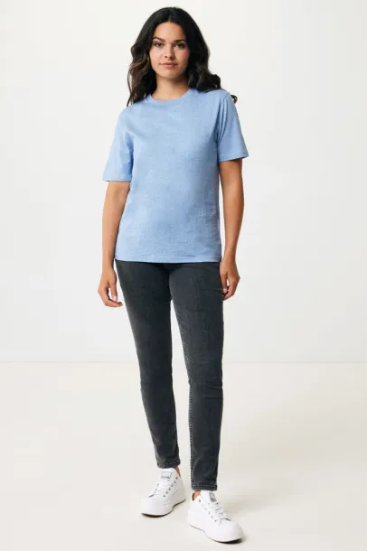  Iqoniq Sierra lightweight recycled cotton t-shirt  - iqoniq light heather blue 