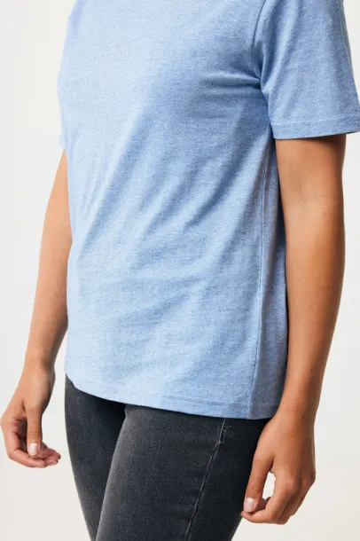  Iqoniq Sierra lightweight recycled cotton t-shirt  - iqoniq light heather blue 