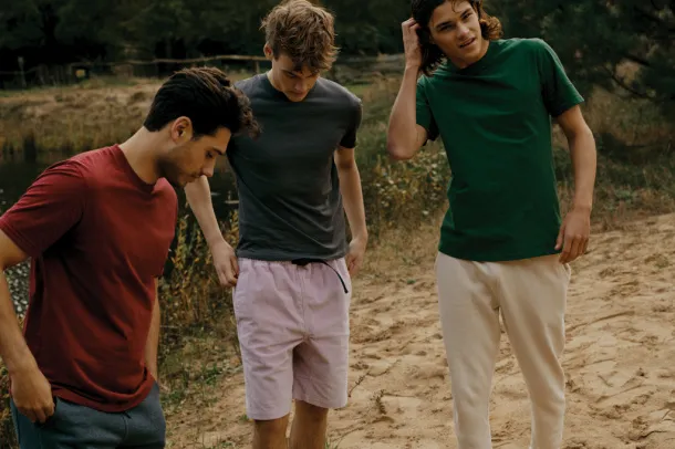  Iqoniq Sierra unisex lagana majica od recikliranog pamuka - iqoniq burgundy