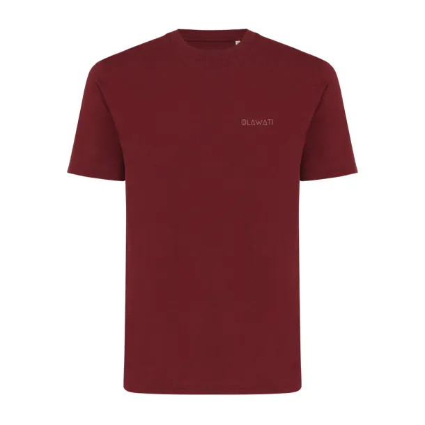  Iqoniq Sierra lightweight recycled cotton t-shirt  - iqoniq burgundy