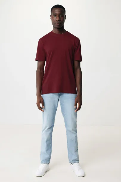  Iqoniq Sierra lightweight recycled cotton t-shirt  - iqoniq burgundy