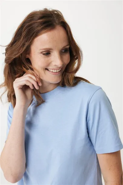  Iqoniq Sierra lightweight recycled cotton t-shirt  - iqoniq blue 