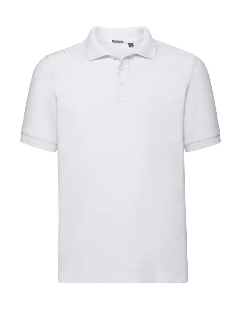  Men's Tailored Stretch Polo - Russell  Bijela