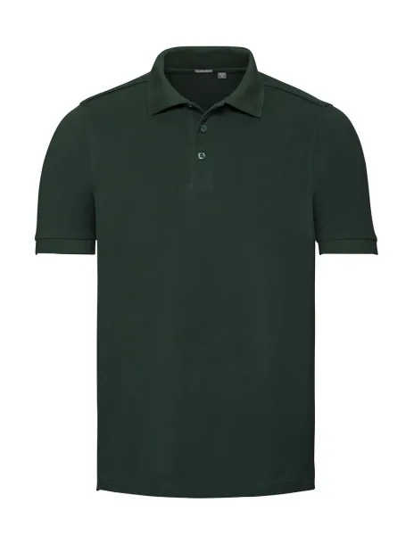  Men's Tailored Stretch Polo - Russell  Bottle Green