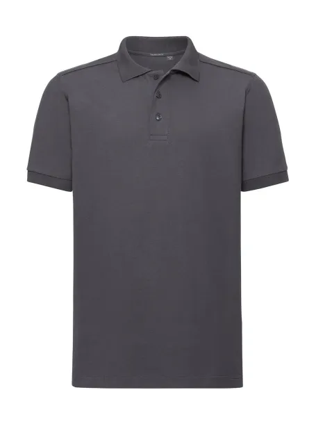  Men's Tailored Stretch Polo - Russell  Convoy Grey