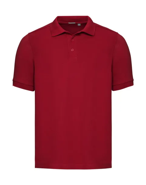  Men's Tailored Stretch Polo - Russell  Classic Red