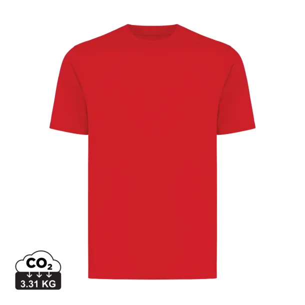  Iqoniq Sierra lightweight recycled cotton t-shirt  - iqoniq Red 