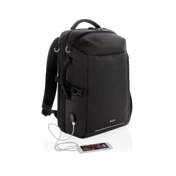  Swiss Peak AWARE™ XXL weekend travel backpack - Swiss Peak Black 