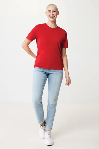  Iqoniq Sierra lightweight recycled cotton t-shirt  - iqoniq Red 