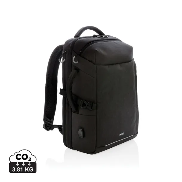  Swiss Peak AWARE™ XXL putni vikend ruksak, 17" - Swiss Peak Crna