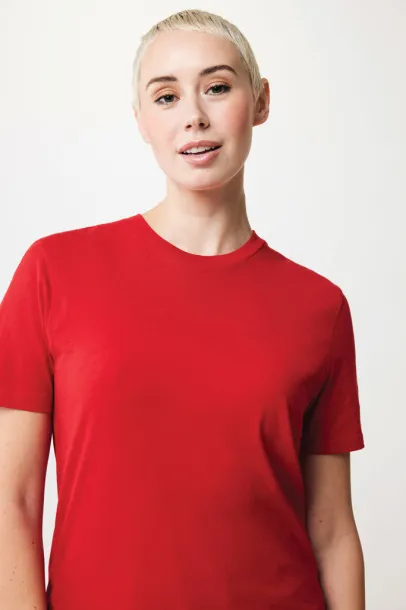  Iqoniq Sierra lightweight recycled cotton t-shirt  - iqoniq Red 