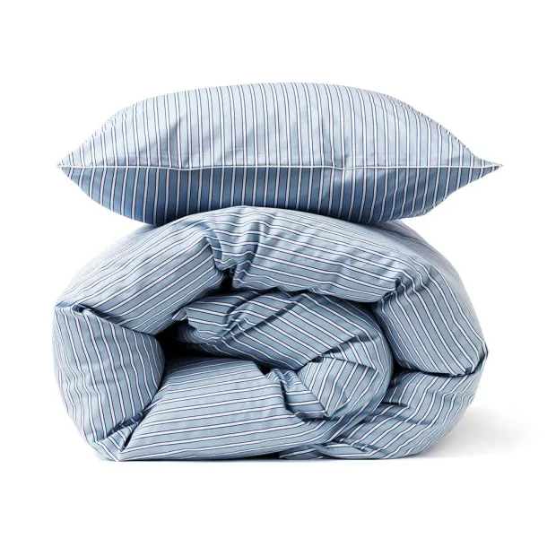  VINGA Princeton percale bed linen, 4 pcs set Blue