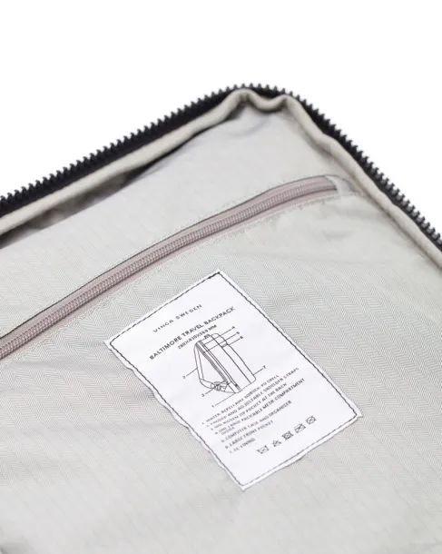  VINGA Baltimore Travel Backpack - Vinga Crna