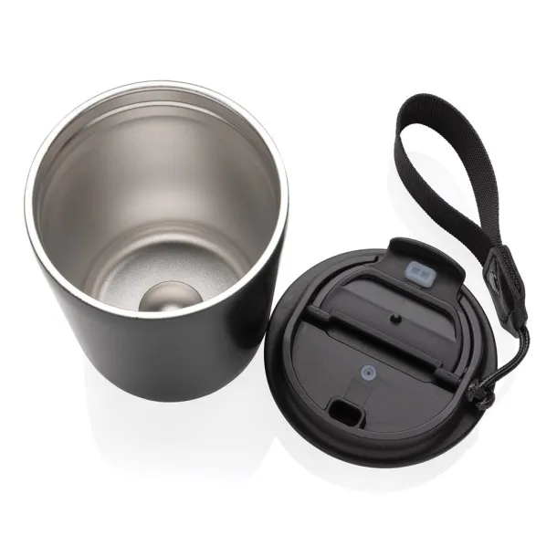  Cuppa RCS re-steel vacuum tumbler with lanyard - XD Collection Black 