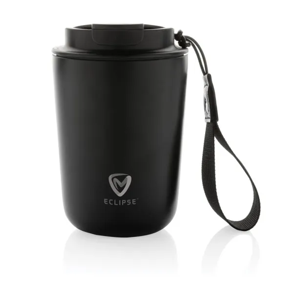  Cuppa RCS re-steel vacuum tumbler with lanyard - XD Collection Black 