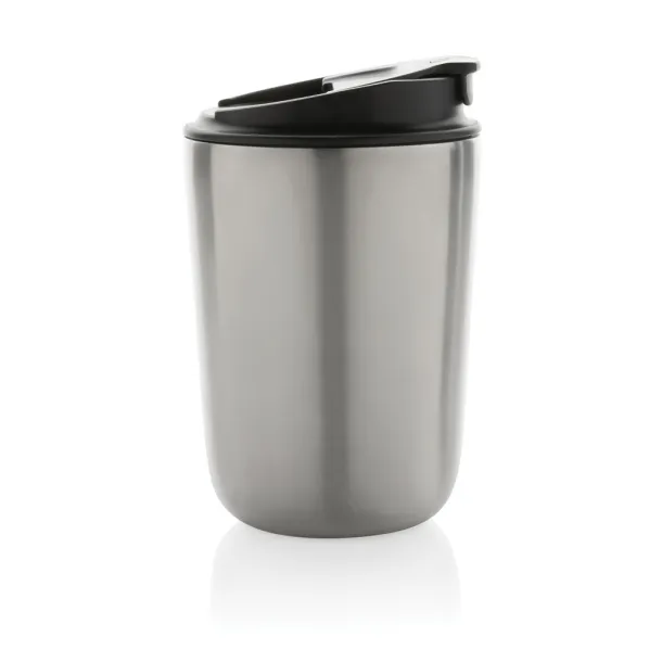  Cuppa RCS re-steel vacuum tumbler with lanyard - XD Collection Silver Black