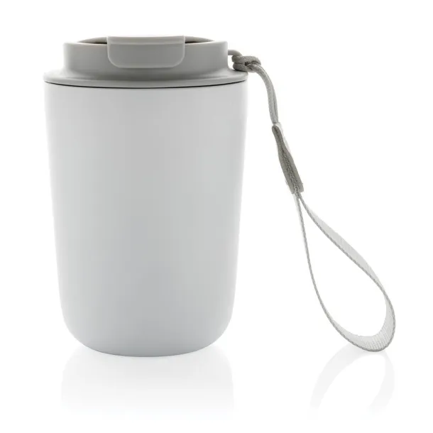  Cuppa RCS re-steel vacuum tumbler with lanyard - XD Collection White 