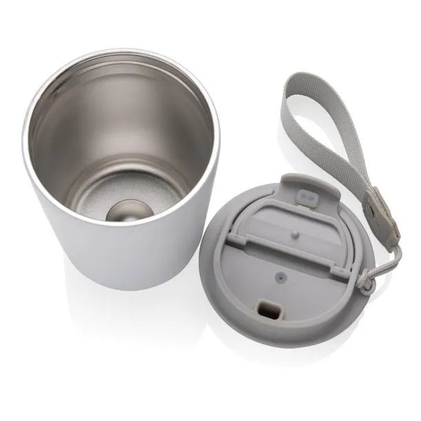  Cuppa RCS re-steel vacuum tumbler with lanyard - XD Collection White 