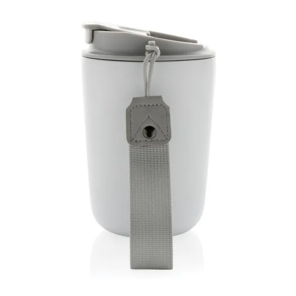  Cuppa RCS re-steel vacuum tumbler with lanyard - XD Collection White 