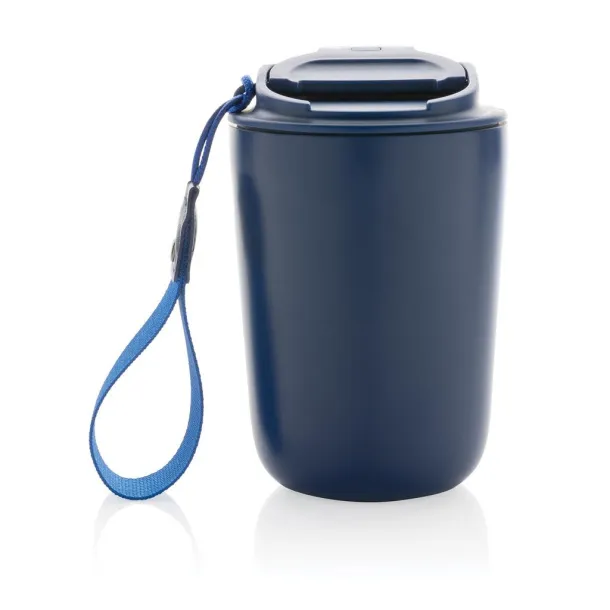  Cuppa RCS re-steel vacuum tumbler with lanyard - XD Collection blue 