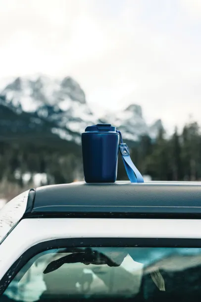  Cuppa RCS re-steel vacuum tumbler with lanyard - XD Collection blue 