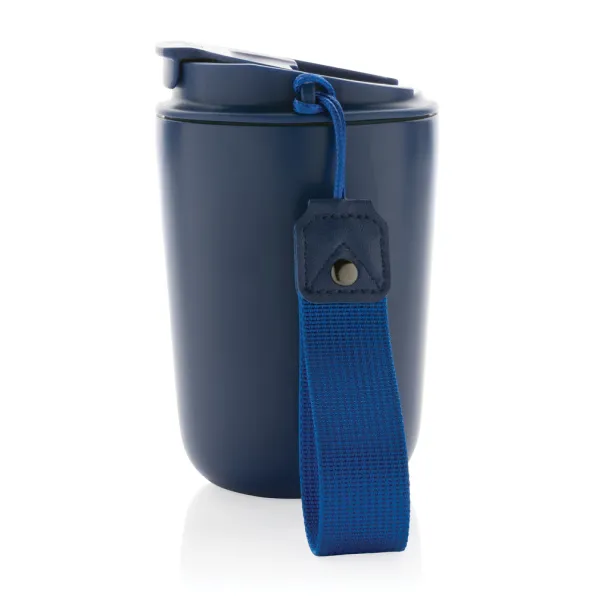  Cuppa RCS re-steel vacuum tumbler with lanyard - XD Collection blue 