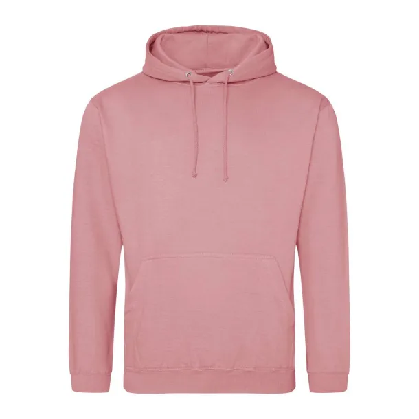  COLLEGE HOODIE - Just Hoods Dusty Rose