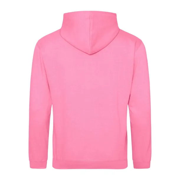  COLLEGE HOODIE - Just Hoods Candyfloss Pink