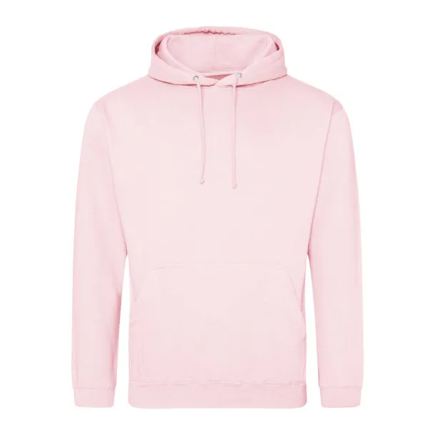  COLLEGE HOODIE - Just Hoods Baby Pink