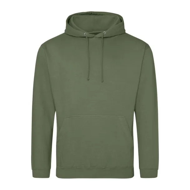  COLLEGE HOODIE - Just Hoods Earthy Green