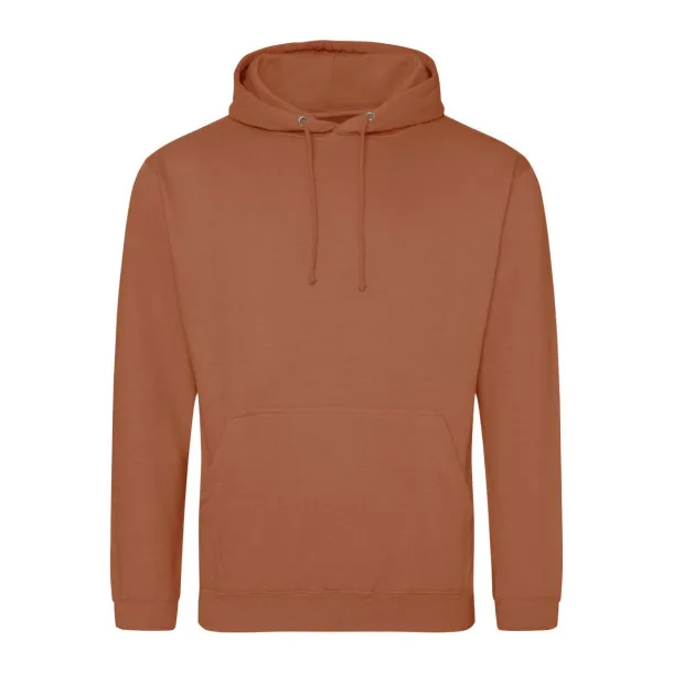  COLLEGE HOODIE - Just Hoods Ginger Biscuit