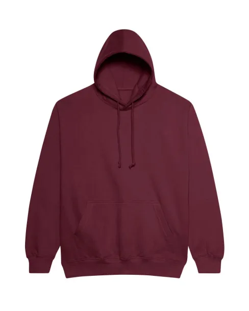  COLLEGE HOODIE - Just Hoods Burgundy