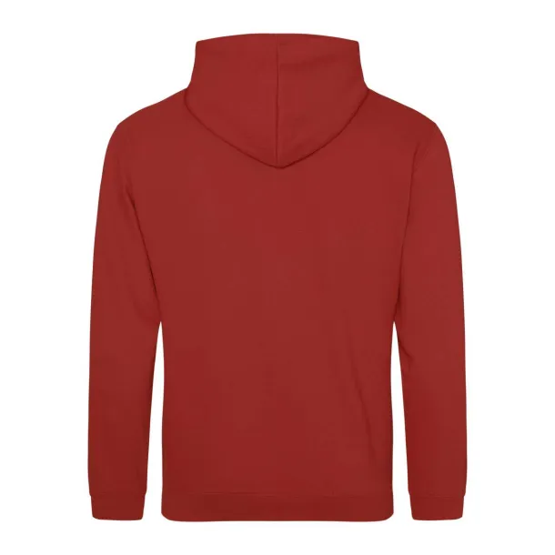  COLLEGE HOODIE - Just Hoods Brick Red