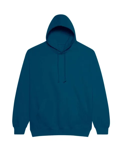  COLLEGE HOODIE - Just Hoods Deep Sea Blue