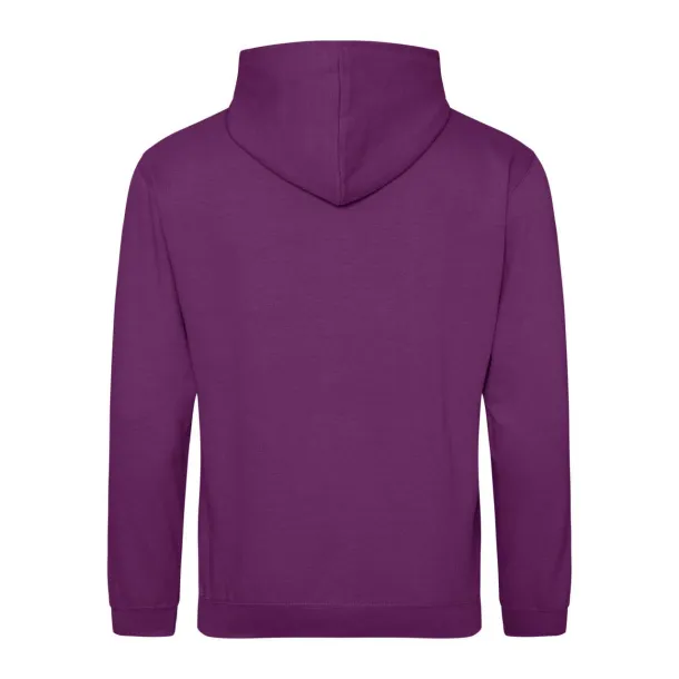  COLLEGE HOODIE - Just Hoods Magenta Magic