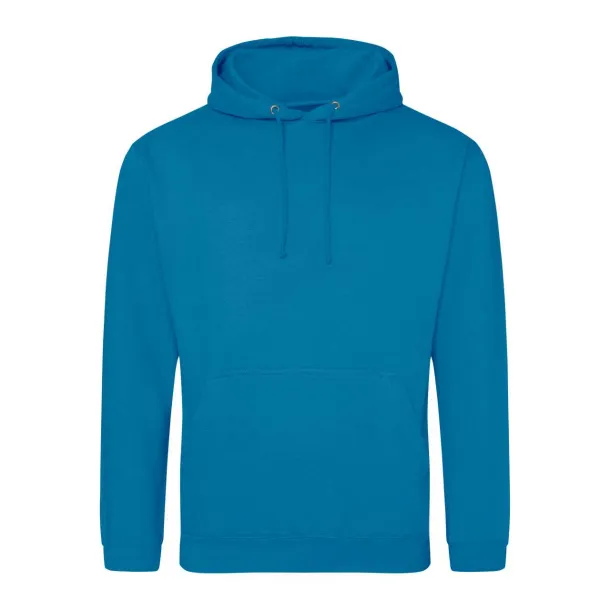  COLLEGE HOODIE - Just Hoods Sapphire Blue