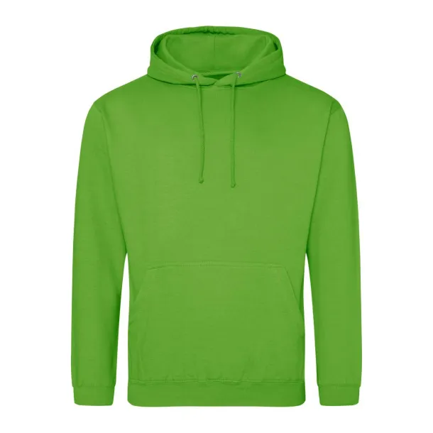  COLLEGE HOODIE - Just Hoods Lime Green