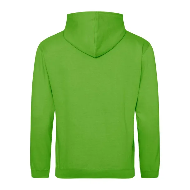  COLLEGE HOODIE - Just Hoods Lime Green