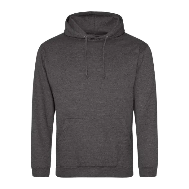  COLLEGE HOODIE - Just Hoods Charcoal