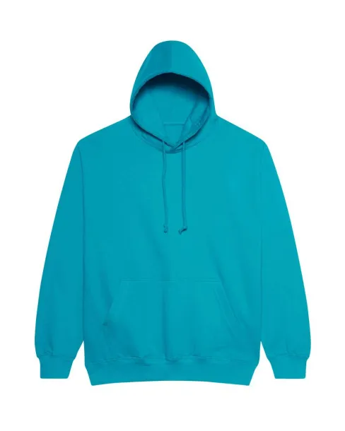  COLLEGE HOODIE - Just Hoods Lagoon Blue