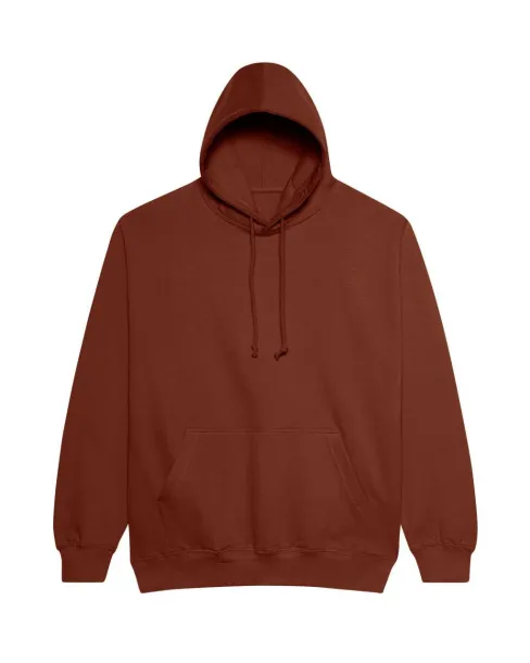  COLLEGE HOODIE - Just Hoods Red Rust