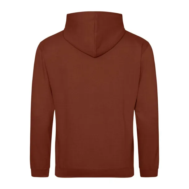  COLLEGE HOODIE - Just Hoods Red Rust