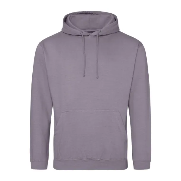  COLLEGE HOODIE - Just Hoods Dusty Lilac