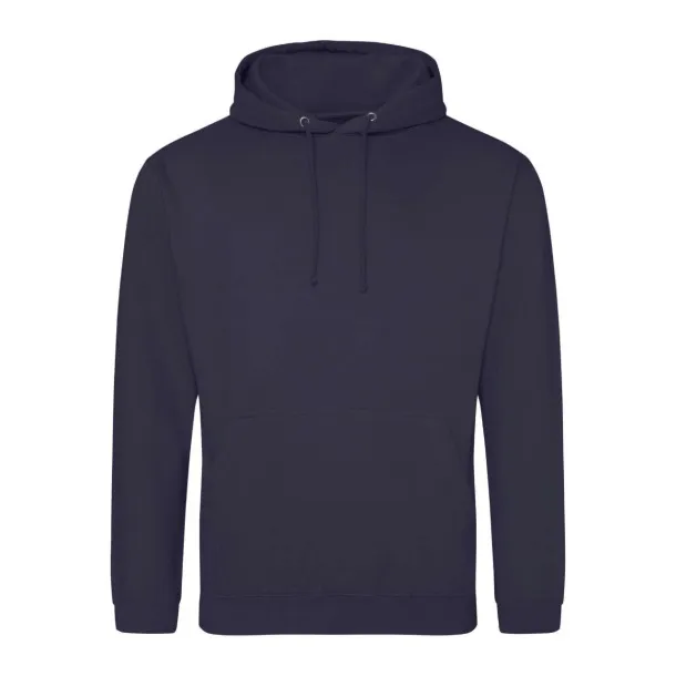  COLLEGE HOODIE - Just Hoods Navy Smoke