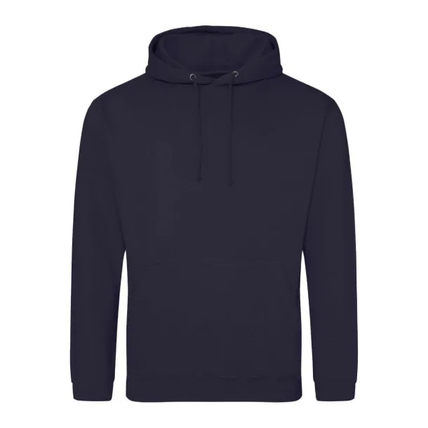  COLLEGE HOODIE - Just Hoods Navy Smoke