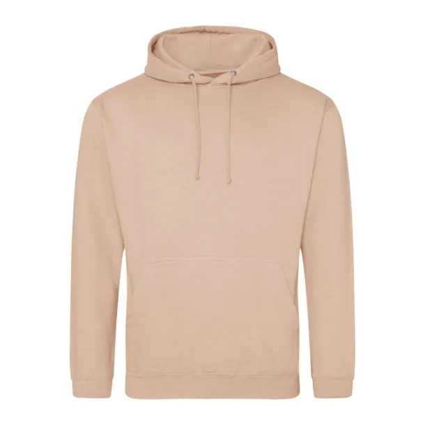  COLLEGE HOODIE - Just Hoods Peach Perfect