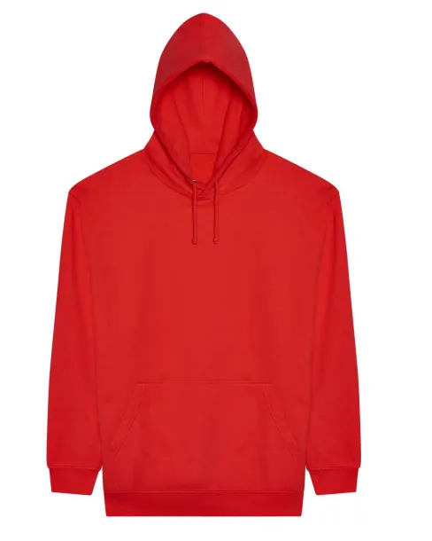  COLLEGE HOODIE - Just Hoods Soft Red