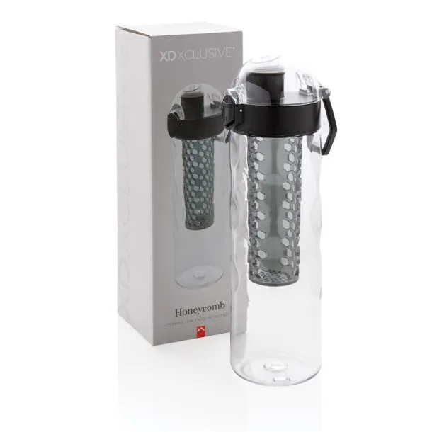  Honeycomb lockable leak proof infuser bottle - XD Xclusive Black 