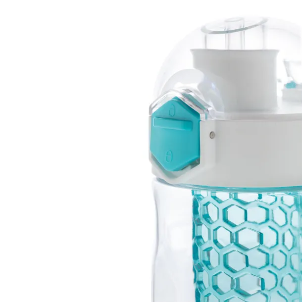  Honeycomb lockable leak proof infuser bottle - XD Xclusive Turquoise 