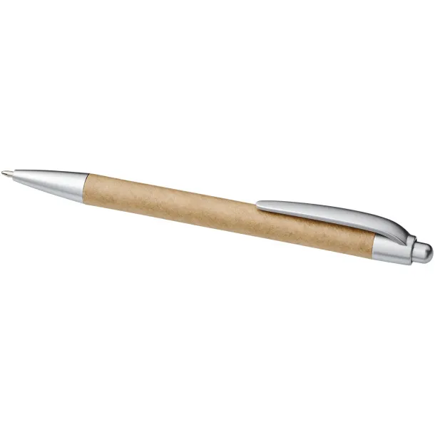 Tiflet recycled paper ballpoint pen - Unbranded Brown